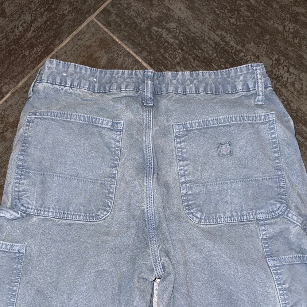 American Eagle Outfitters Men's chino  Cargo Pants in Denim Blue 30 x 34 - Picture 5 of 5